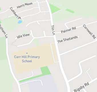 map for Carr Hill Primary and Nursery School