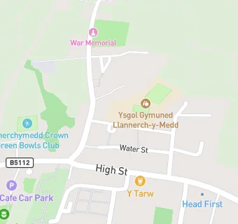 map for Ysgol Gymuned Llannerch-y-medd