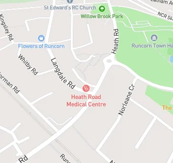 map for Heath Road Medical Centre