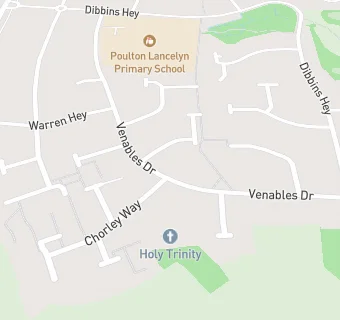 map for Poulton Lancelyn Primary School