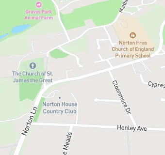 map for Norton House Country Club