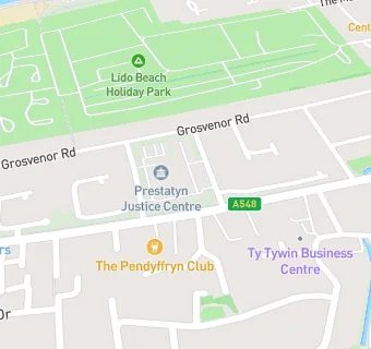 map for Prestatyn Justice Centre