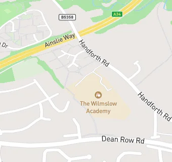 map for Dean Row Junior School