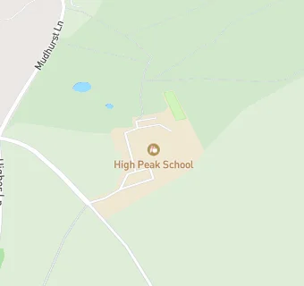 map for High Peak School