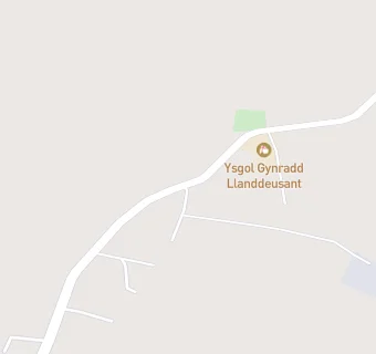 map for Ysgol Gynradd Llanddeusant