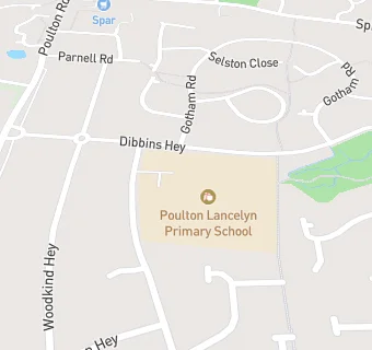 map for Poulton Lancelyn Primary School