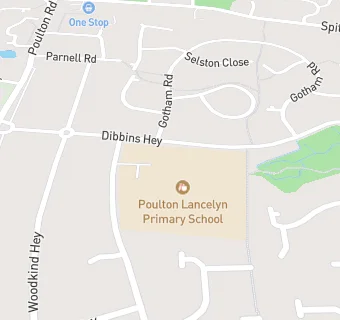 map for Poulton Lancelyn Primary School