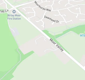 map for Birley Moor Garden Centre