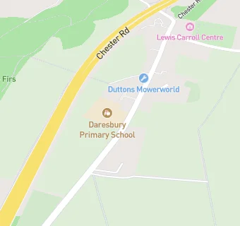 map for Daresbury Primary School