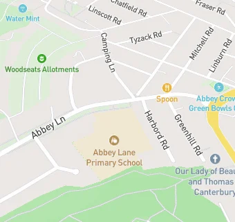 map for Abbey Lane Primary School