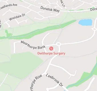 map for Owlthorpe Medical Centre