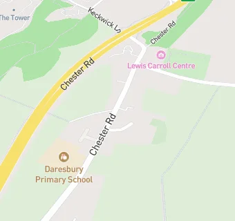 map for Daresbury Kids Club