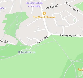 map for Laycock Sports Club