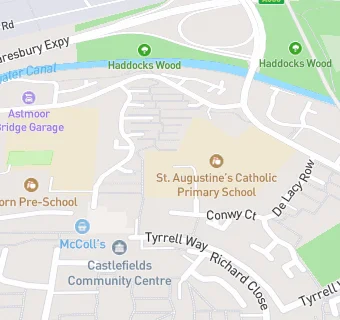 map for St Augustine's Catholic Primary School