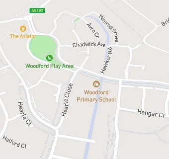 map for Woodford Primary School