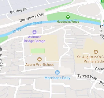 map for Astmoor Primary School