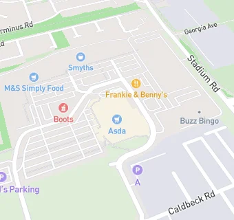 map for Asda Pharmacy