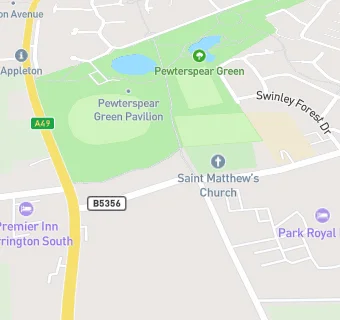 map for St Matthews Pre-School