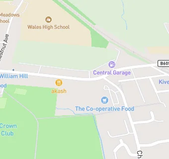 map for Genix Healthcare Kiveton