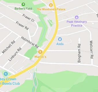 map for Asda Stores Ltd