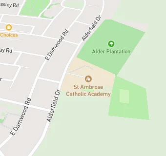 map for St Ambrose Catholic Primary School