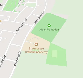 map for St Ambrose Catholic Academy