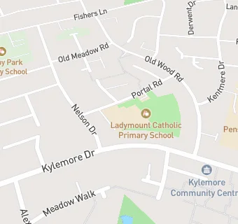 map for Ladymount Catholic Primary School