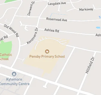 map for Pensby Junior School