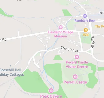 map for Castleton Fish and Chips