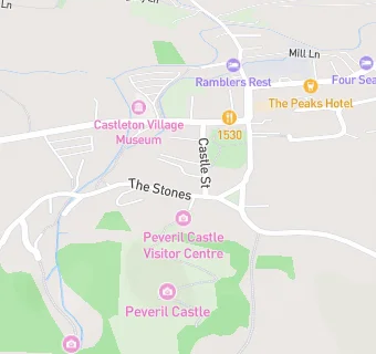 map for Peveril Tearooms