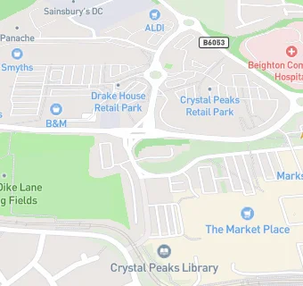 map for Crystal Peaks Medical Centre