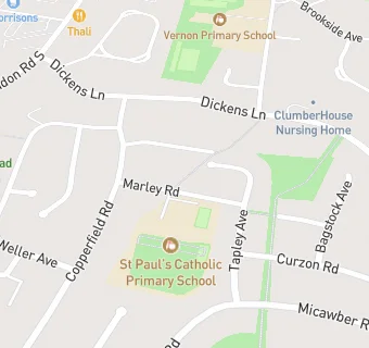 map for St Paul's Wrap Around Care Club