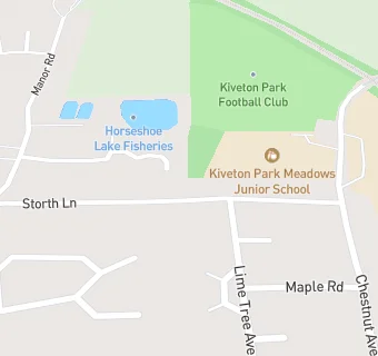 map for Kiveton Park Meadows Junior School