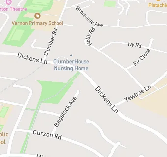 map for Clumber House Nursing Home