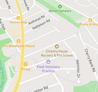 map for Chantrey House Nursery & Pre School