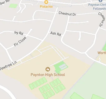 map for Poynton High School