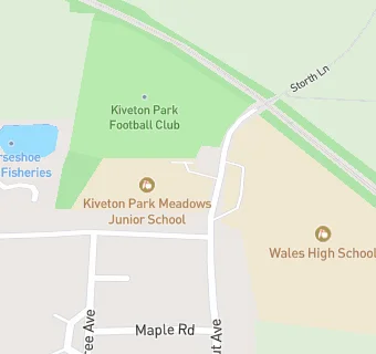 map for Kiveton Park Meadows Junior School