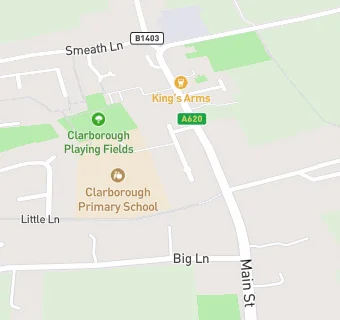 map for Clarborough Primary School