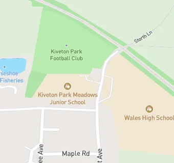 map for Kiveton Park Meadows Junior School