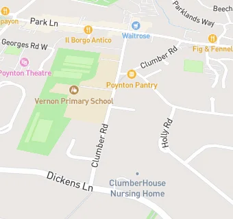 map for Vernon Primary School