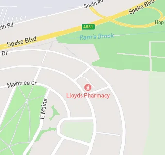 map for Lloydspharmacy