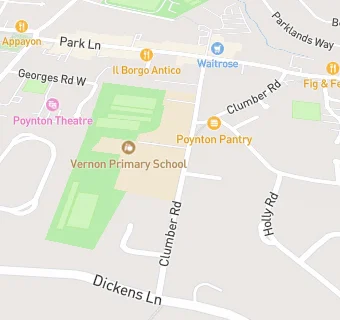 map for Vernon Junior School