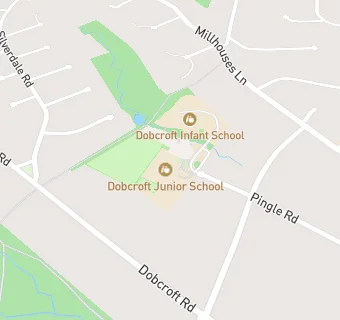 map for Dobcroft Junior School