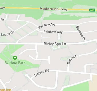 map for Rainbow Forge Infant and Nursery School