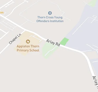 map for Appleton Thorn Primary School