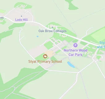 map for Styal Primary School