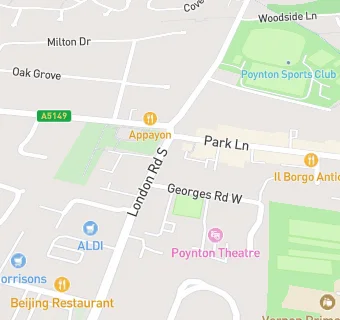 map for Poynton Pakora