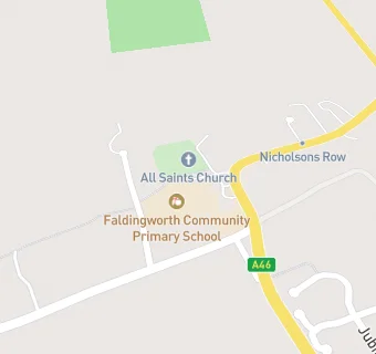 map for Faldingworth Community Primary School