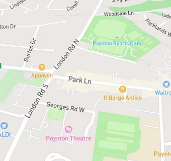 map for Poynton Bargain Store