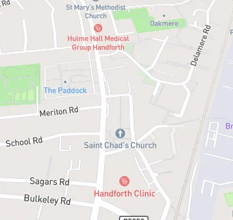 map for St Chad's Church Hall